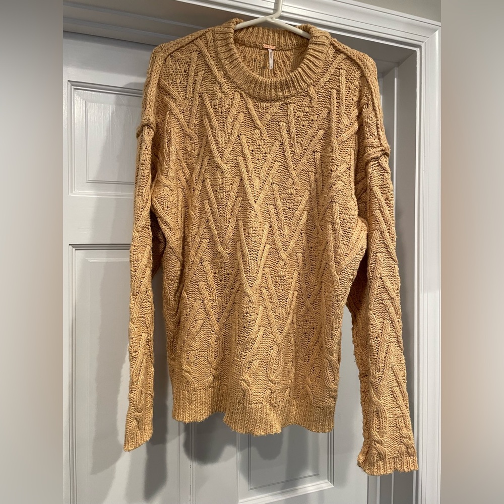 Free people isla sweater in camel - Picture 3 of 6